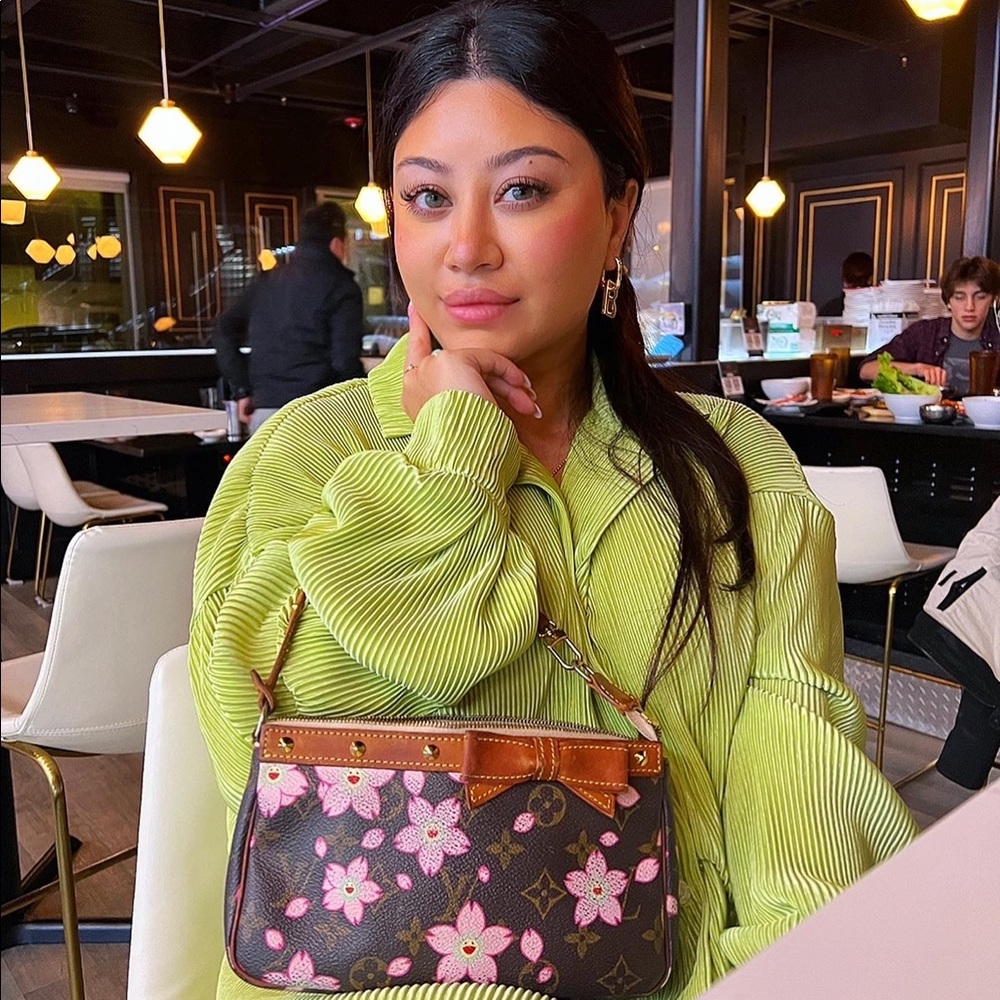 Louis Vuitton x Murakami cherry blossom pochette